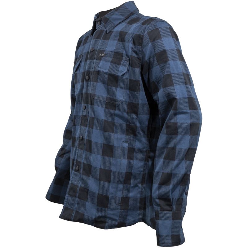 Speed and Strength True Grit Armored Motoshirt Navy/Black - 2XL