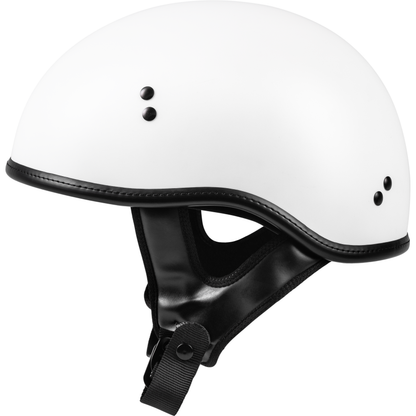 .357 Solid Half Helmet Matte White Xs