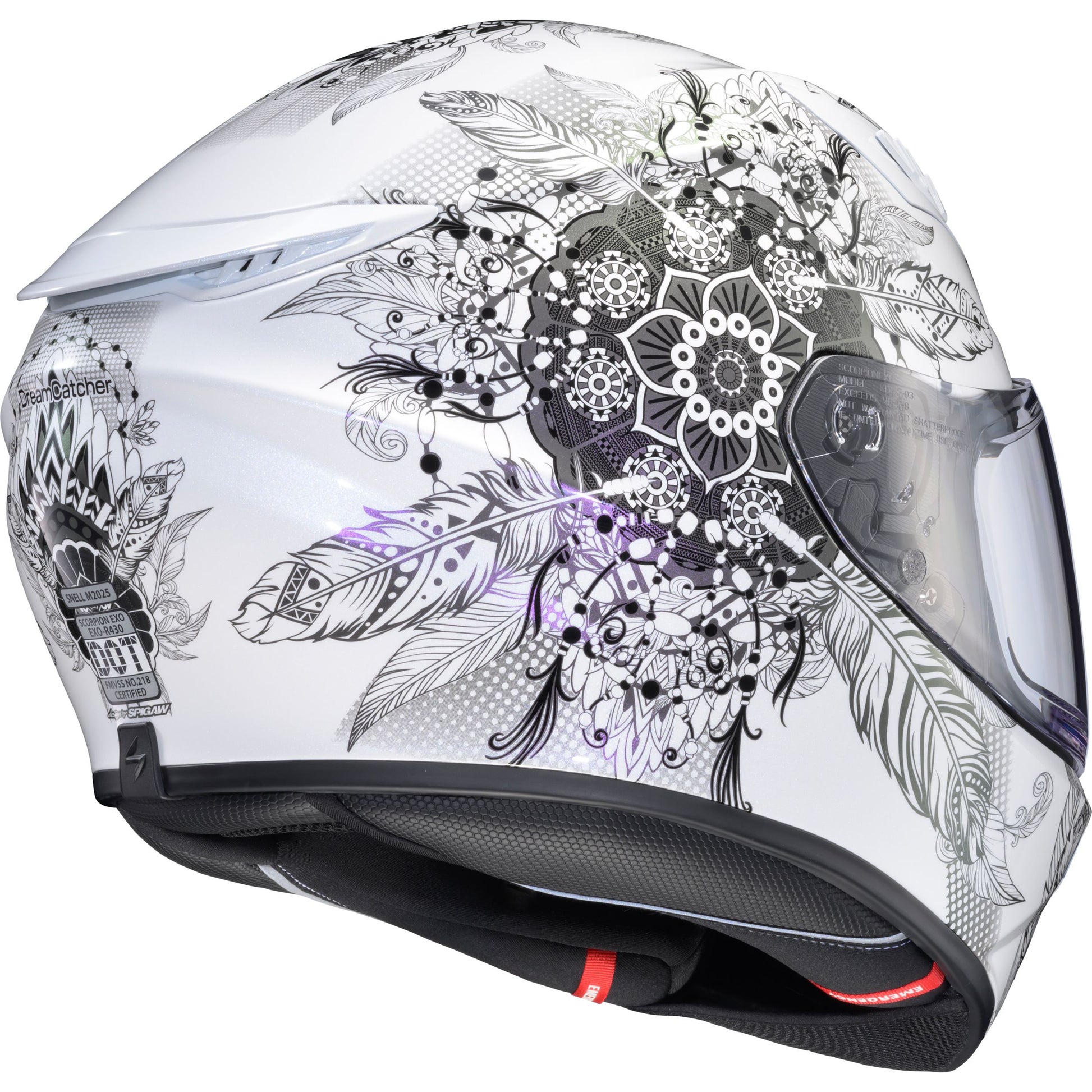 Exo R430 Full Face Helmet Manitou White Lg