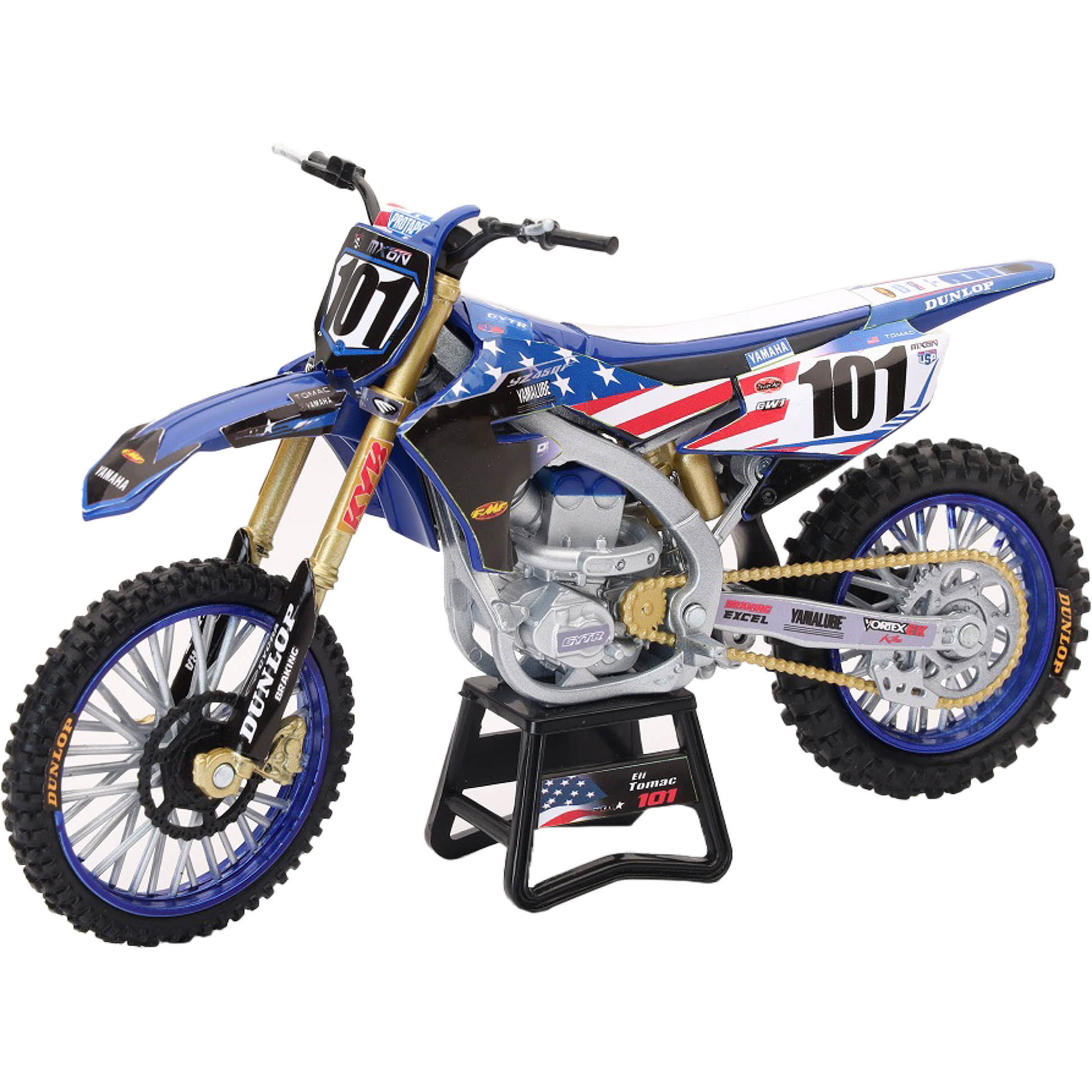 1:12 Scale Mxon Yamaha Yz450f Eli Tomac #101