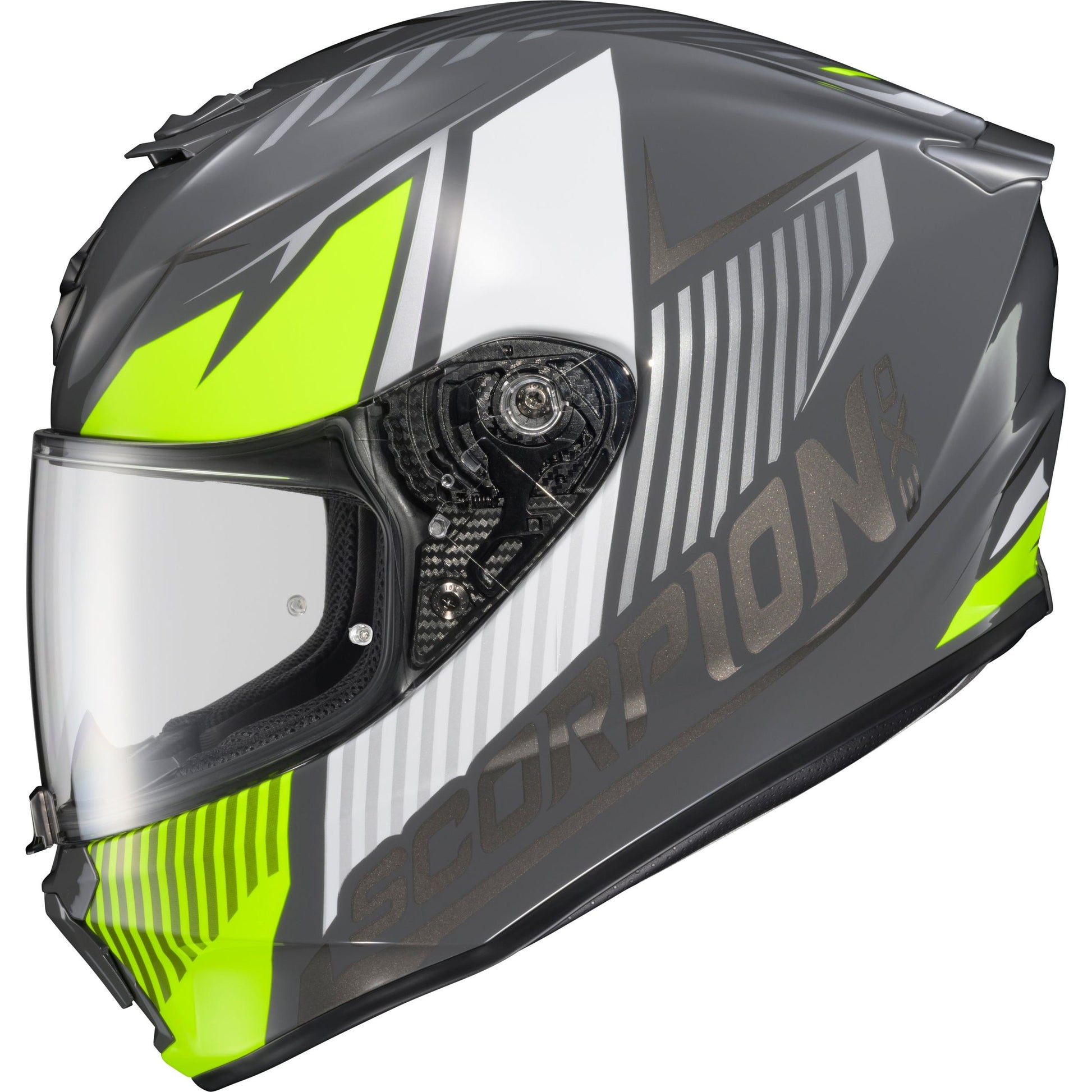 Exo R330 Full Face Helmet Hawker Hi Viz 2x