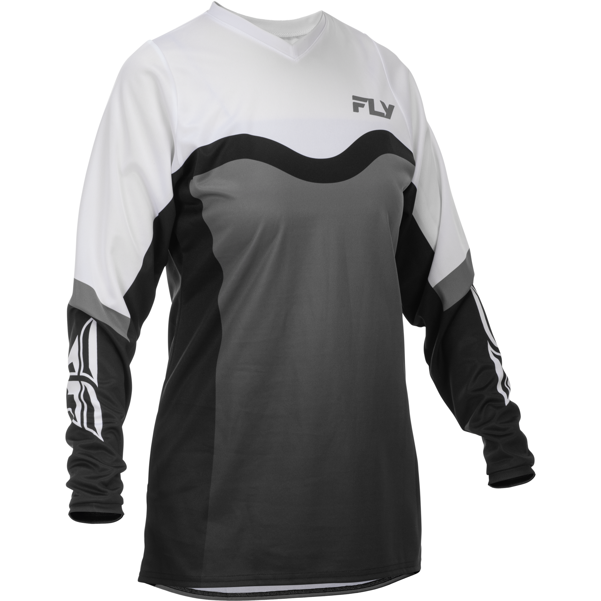 Women's F 16 Jersey Grey/Black/White Lg