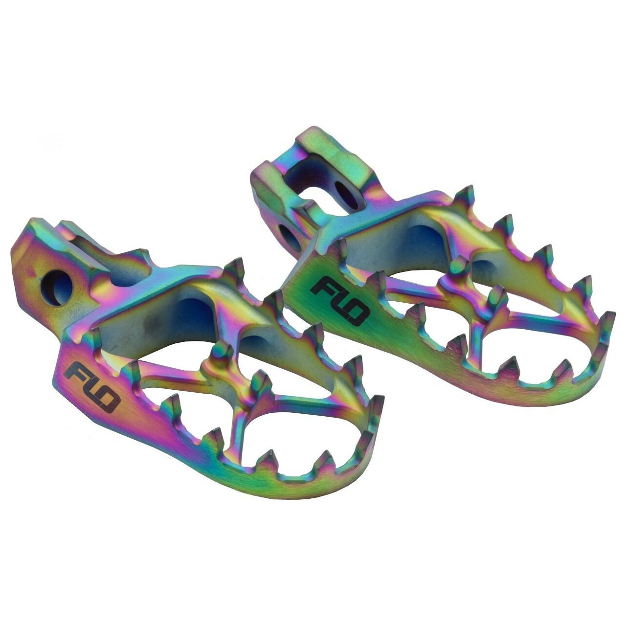 Titanium Foot Pegs Jet Fuel Hon/Kaw