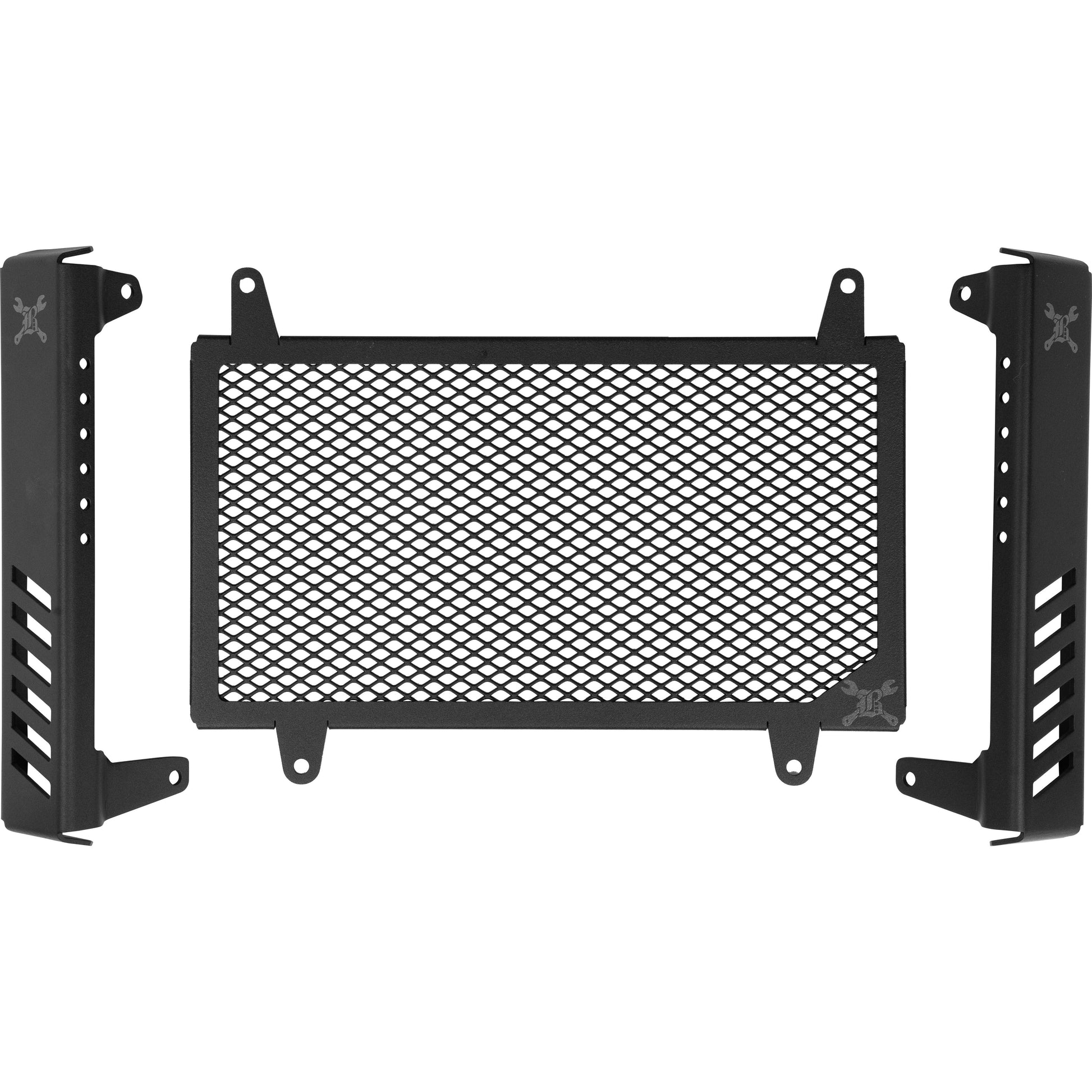 Slash Cut Radiator Cvr Black