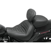 Mustang 04-21 Harley Sportster Duke 1PC Seat Regal - Black