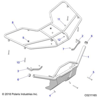 Polaris ATV Front Utility Bumper