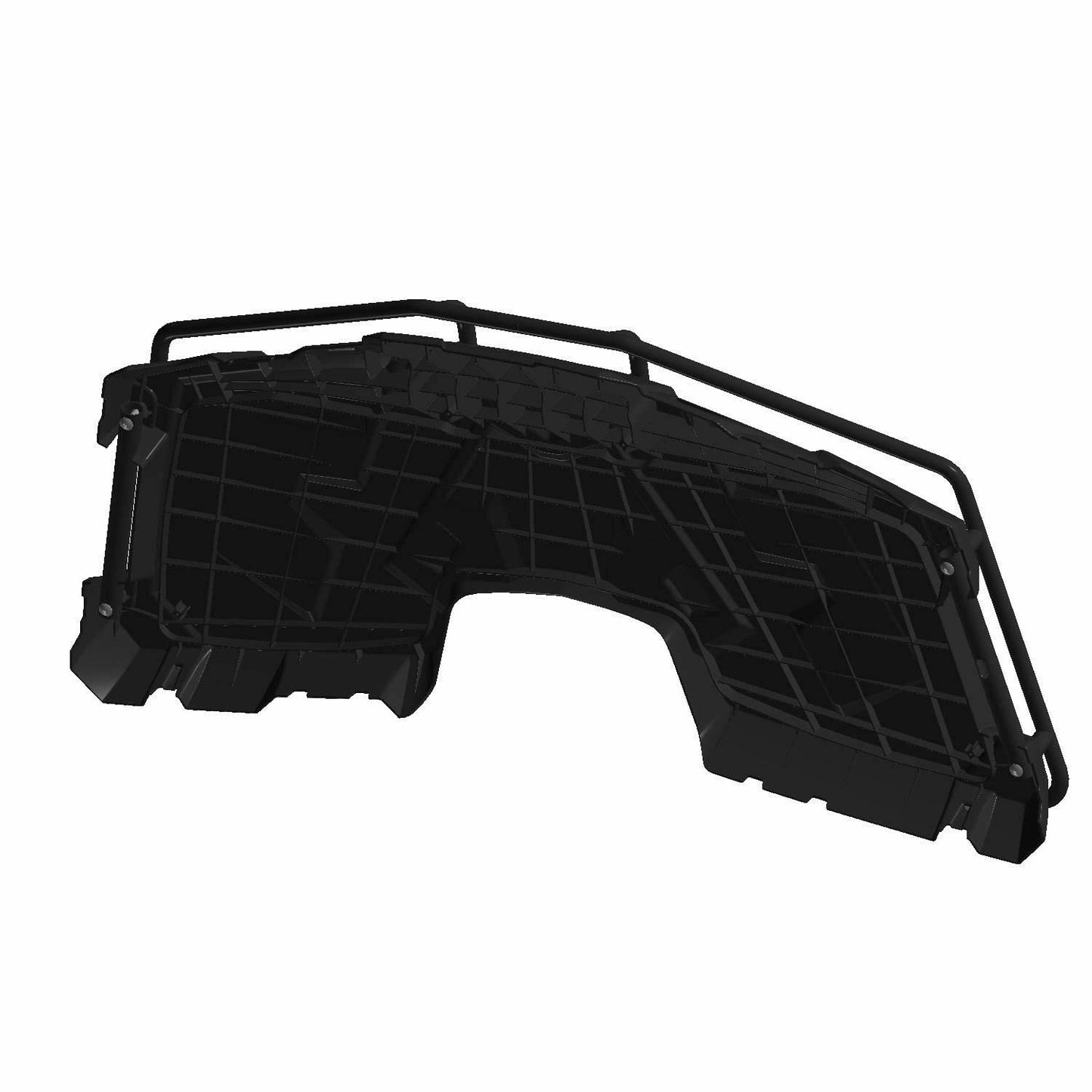 Polaris ATV Front Rack Assembly, Gloss Black, Genuine OEM Part 2636500-070, Qty 1