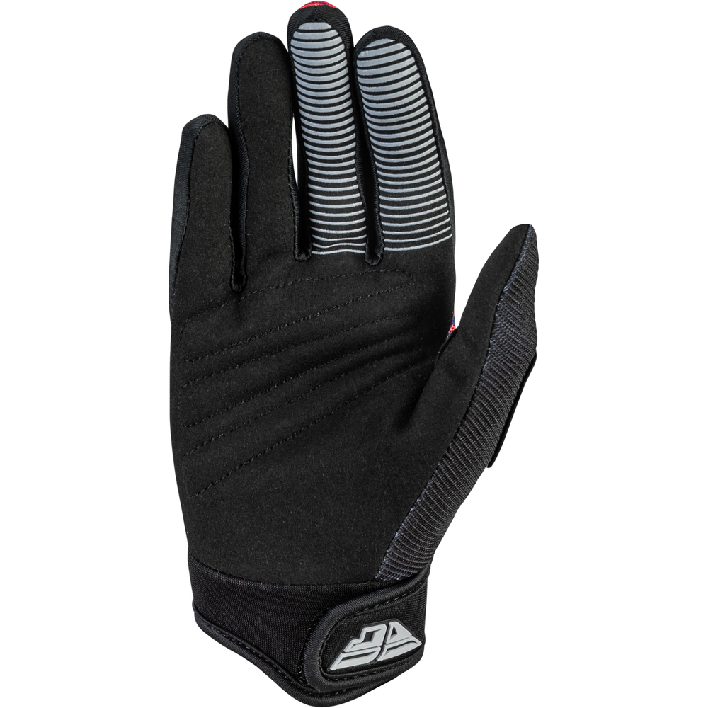 Youth F 16 Gloves Black/Red/Purple Y3xs