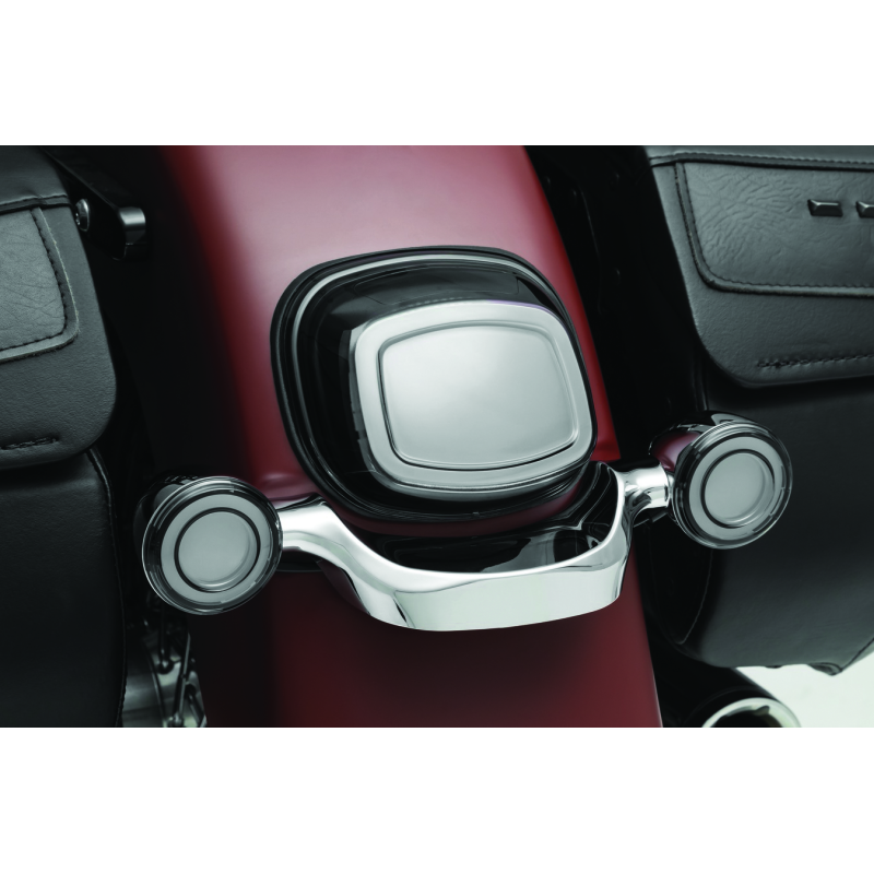 Kuryakyn Tracer L.E.D. Front Turn Signal Insert, Red Light, Smoke Lens 1156