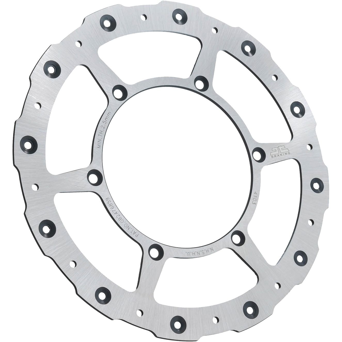 Front Brake Rotor Ss Self Cleaning Yam