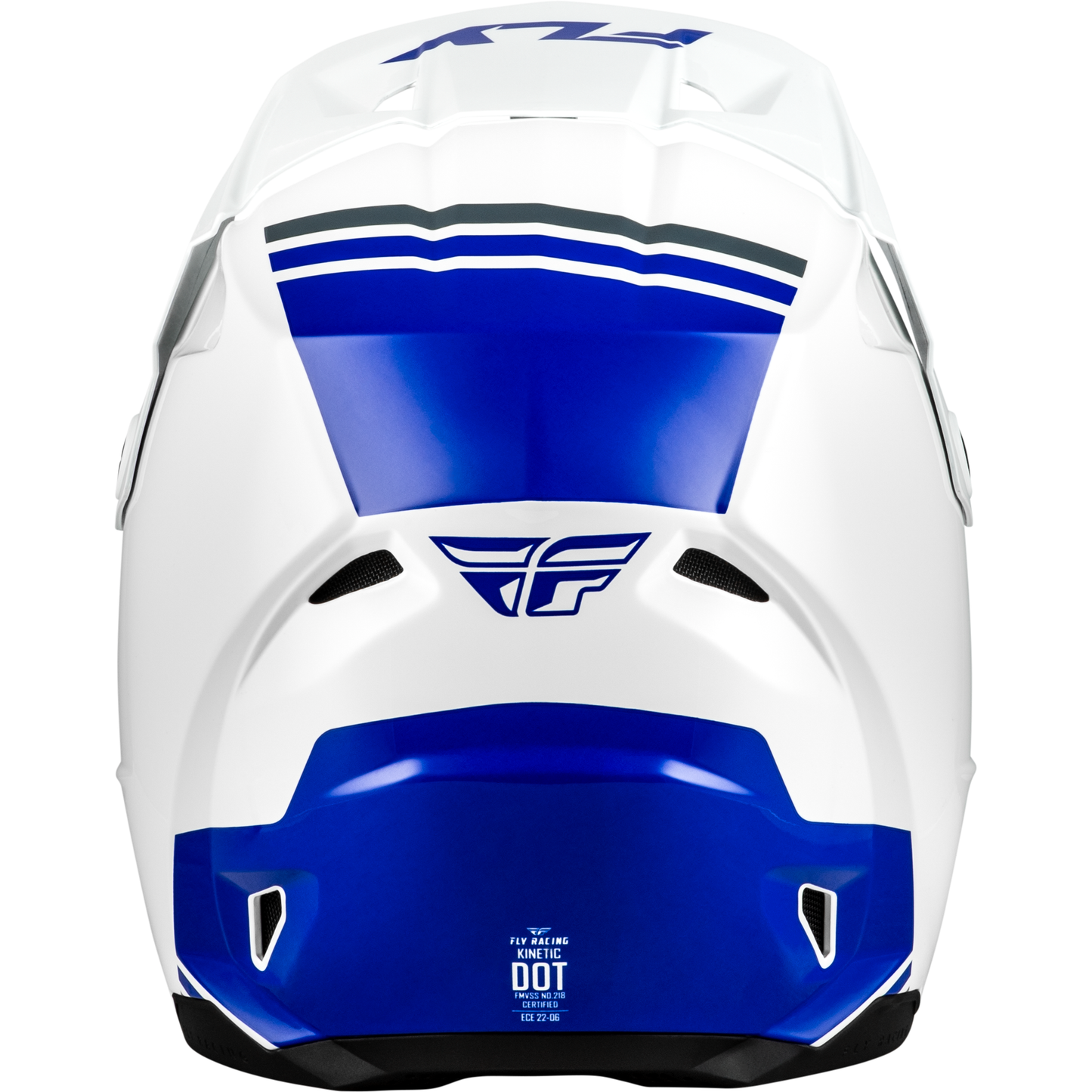 Kinetic Verdict Helmet White/Blue/Grey 2x