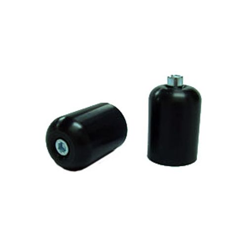 Bar End Sliders Black