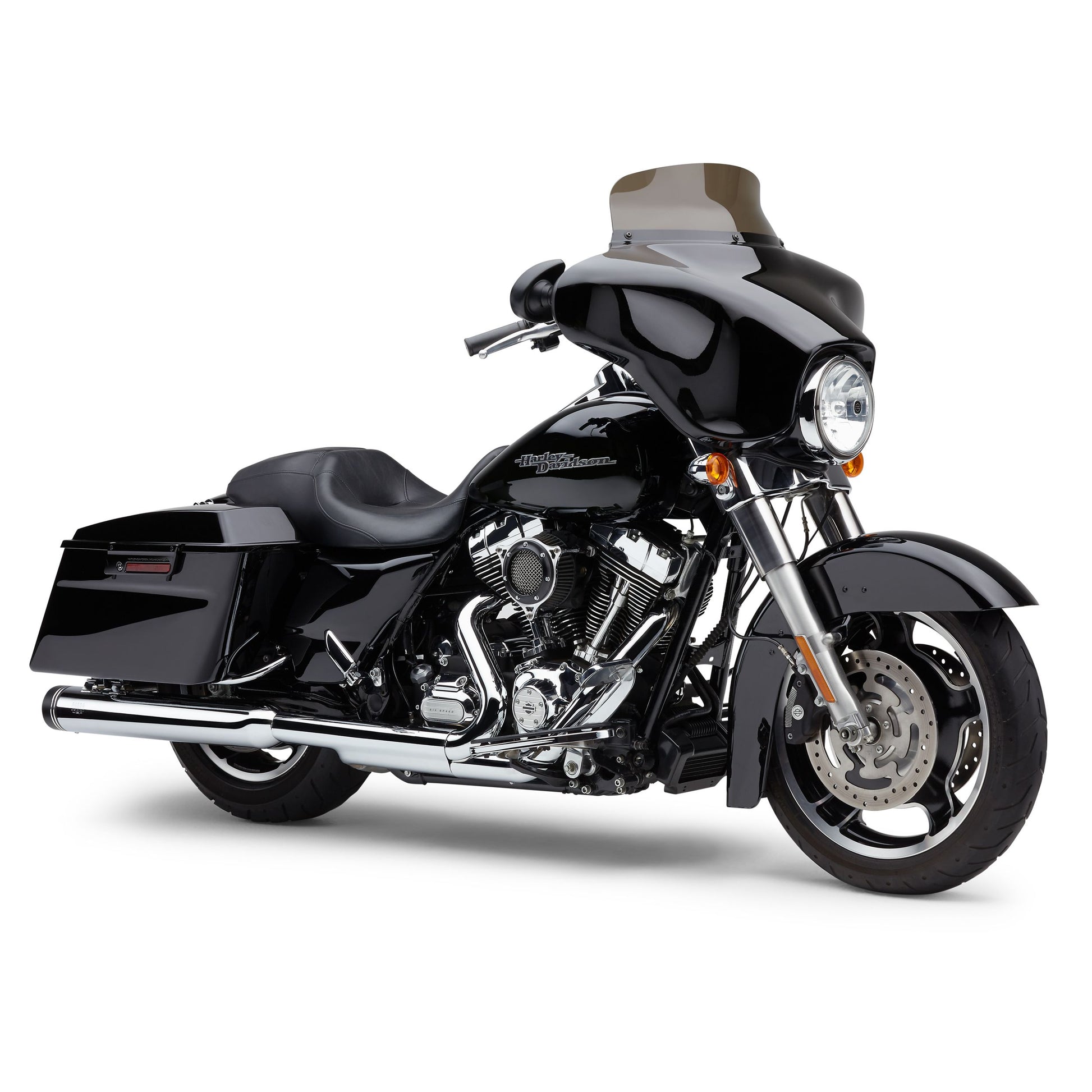 4" Groove Tip Slip On Chrome Flh/Flt 95 16