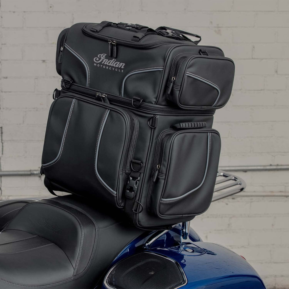 
                      
                        Indian Motorcycle Spirit Lake Touring Bag, Black - 2889144-VBA
                      
                    