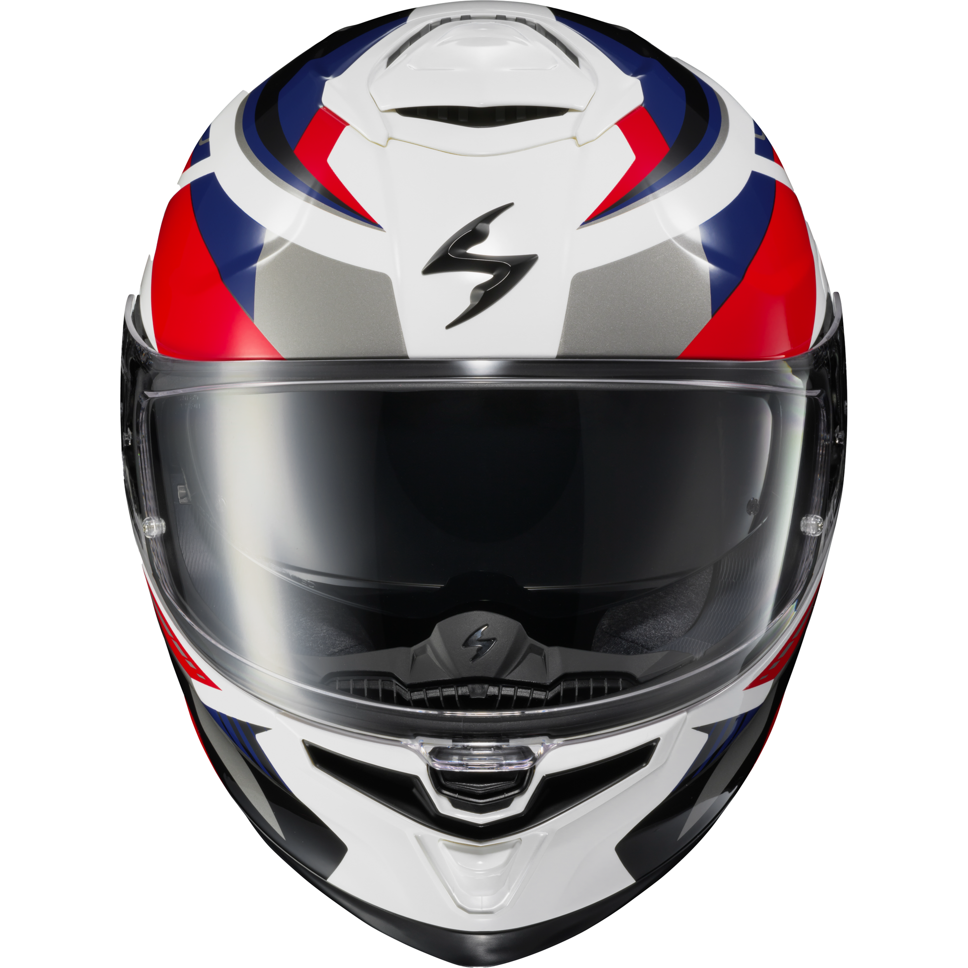 Exo Eclipse Full Face Helmet Lunar White/Red/Blue Md