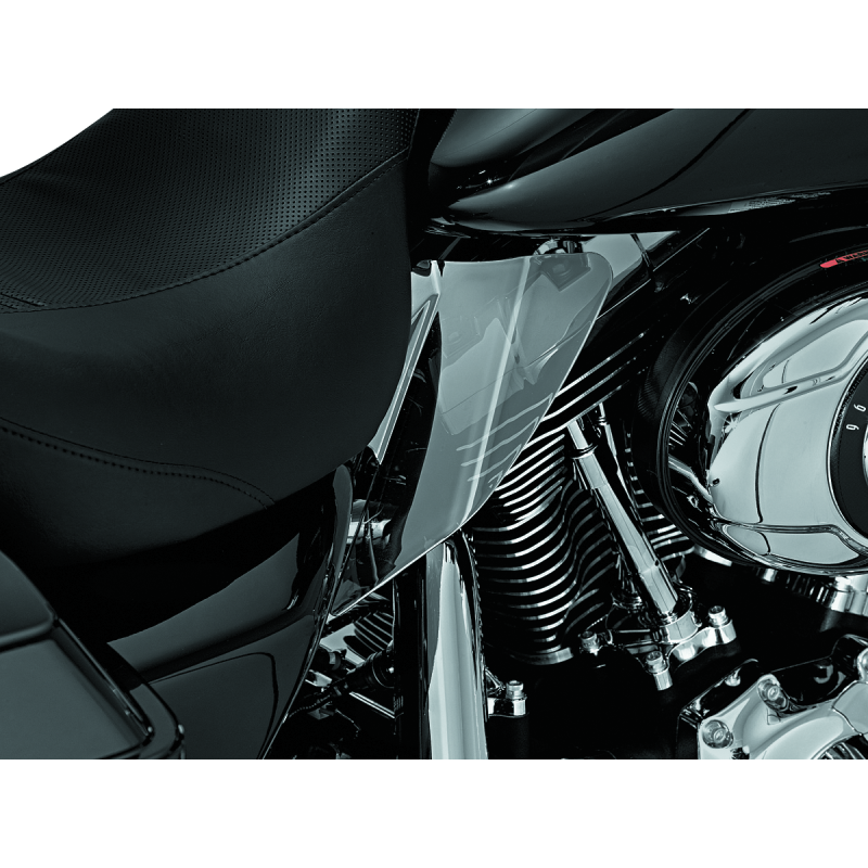 Kuryakyn Saddle Shields Heat Deflectors 08 Touring Smoke
