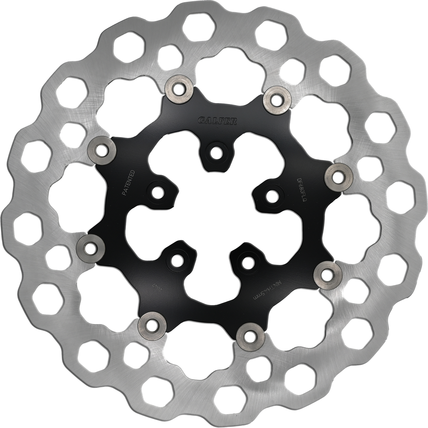 Rotor 11.5" Floating Cubiq Fr Black