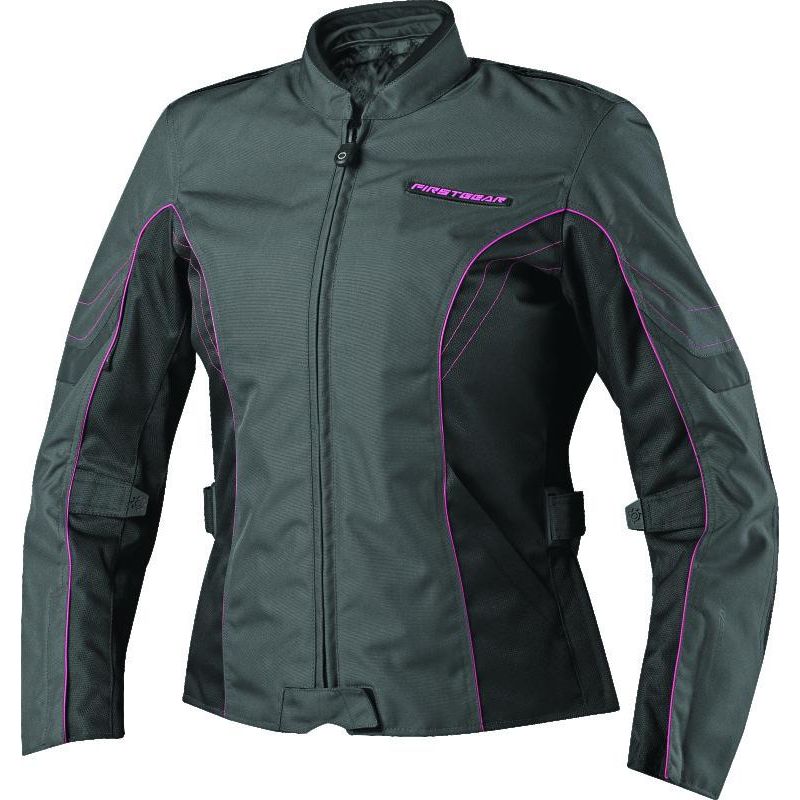 FIRSTGEAR Contour Jacket Womens Charcoal/Black/Pink - Small