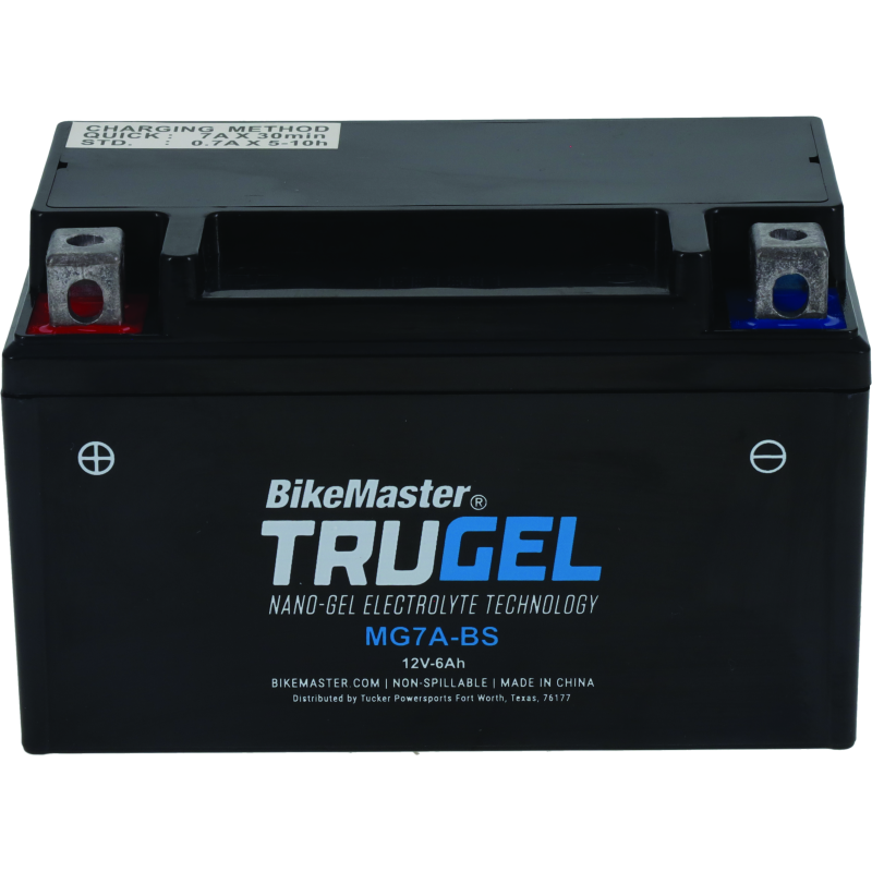 BikeMaster TruGel Battery - MG7A-BS