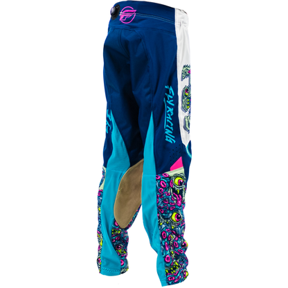 Yth Kinetic Mutant Mesh Pants White/Blue/Multi Sz 22