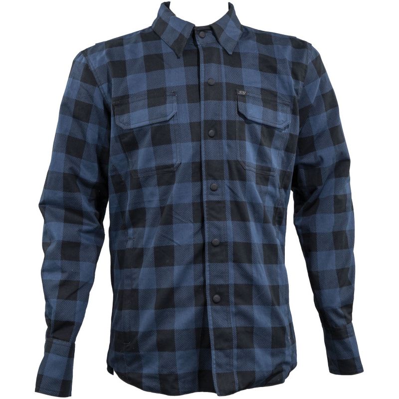 Speed and Strength True Grit Armored Motoshirt Navy/Black - XL