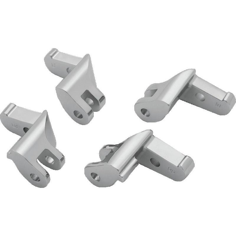 Kuryakyn Floorboard Relocator Brackets 97-16 Touring Chrome