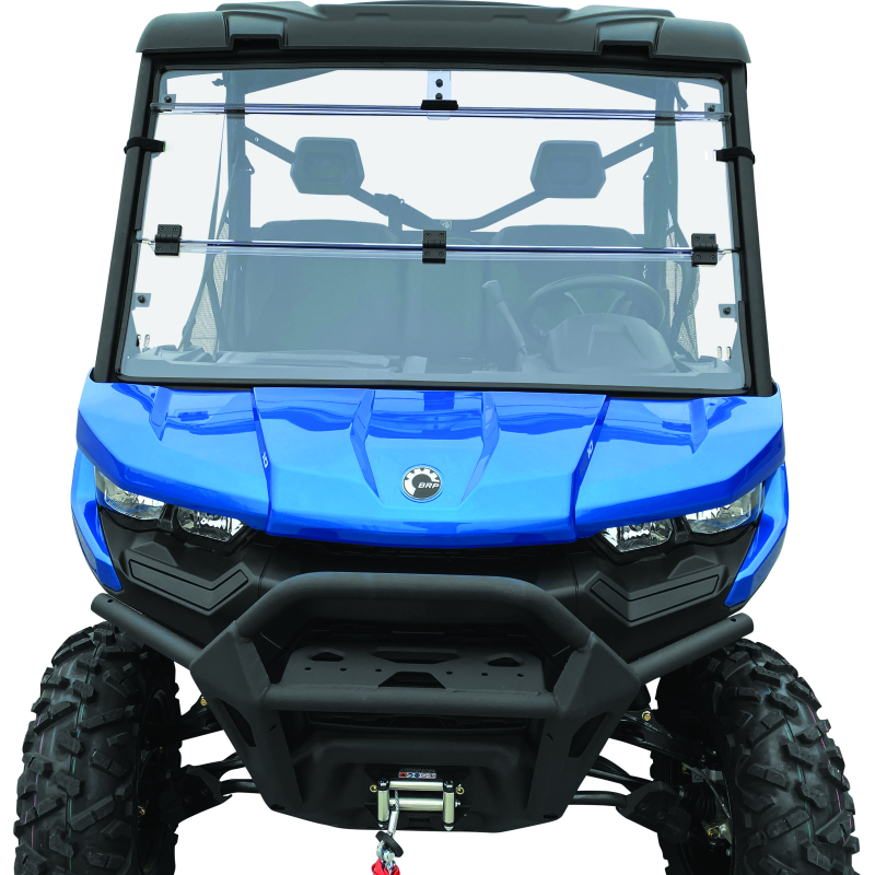 QuadBoss 16-22 Can-Am Defender HD10 Windbreak Folding Windshield