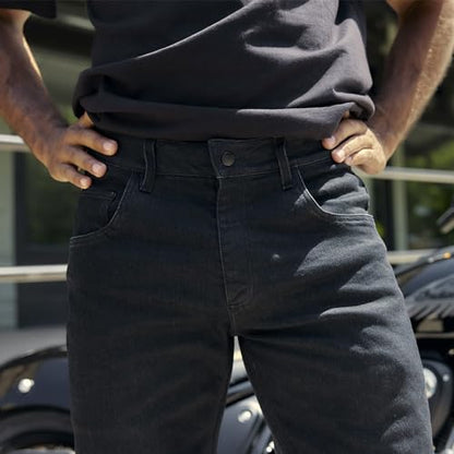 Indian Motorcycle Men's Riding Jean, Black - 42 X 32-28628464232