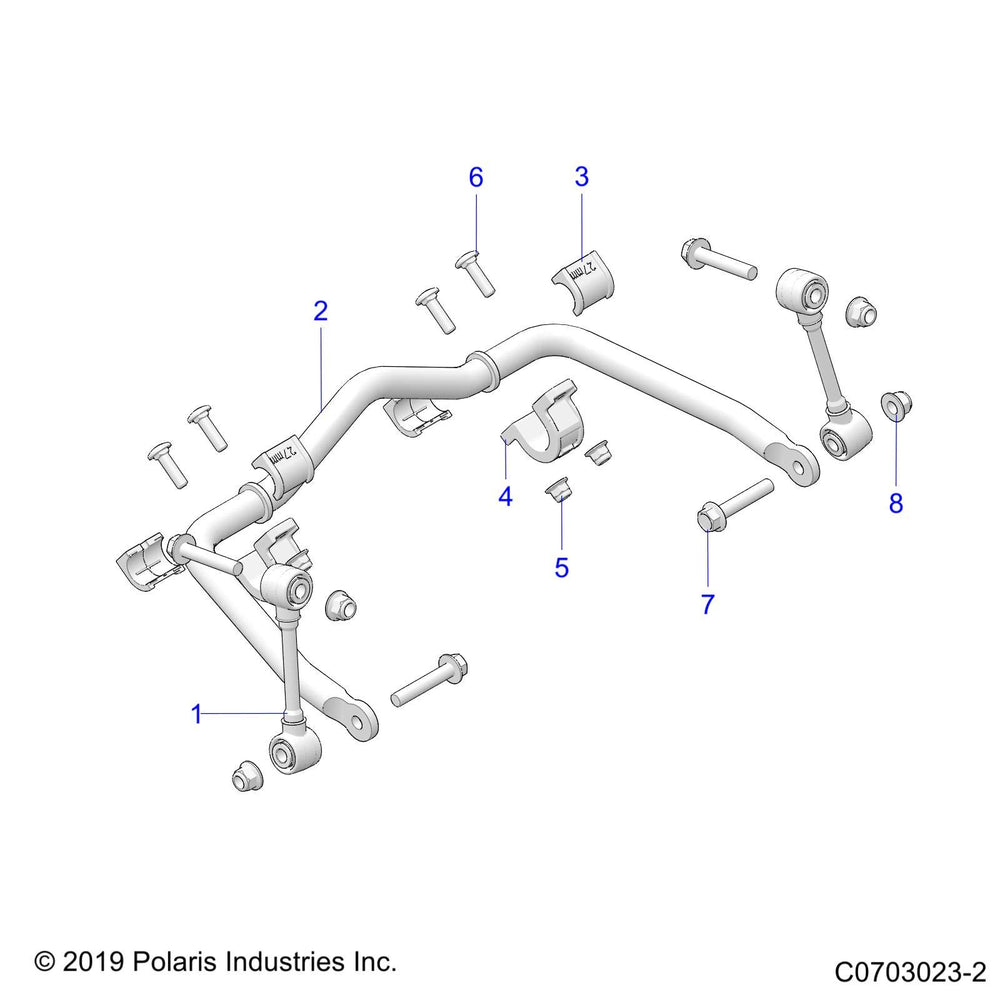 
                      
                        Polaris RZR Sway Bar Mount Bracket, Genuine OEM Part 5634010, Qty 1
                      
                    