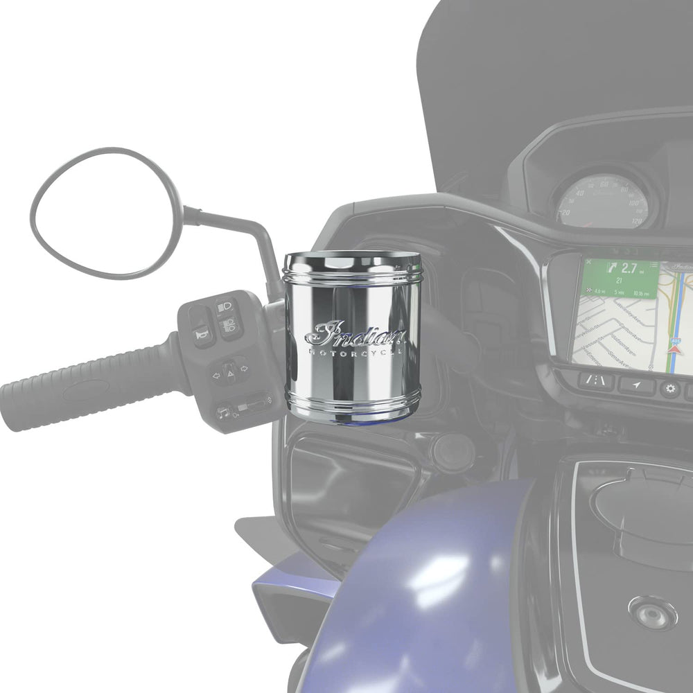 
                      
                        Indian Motorcycle Pinnacle Cup Holder, Chrome - 2880137
                      
                    