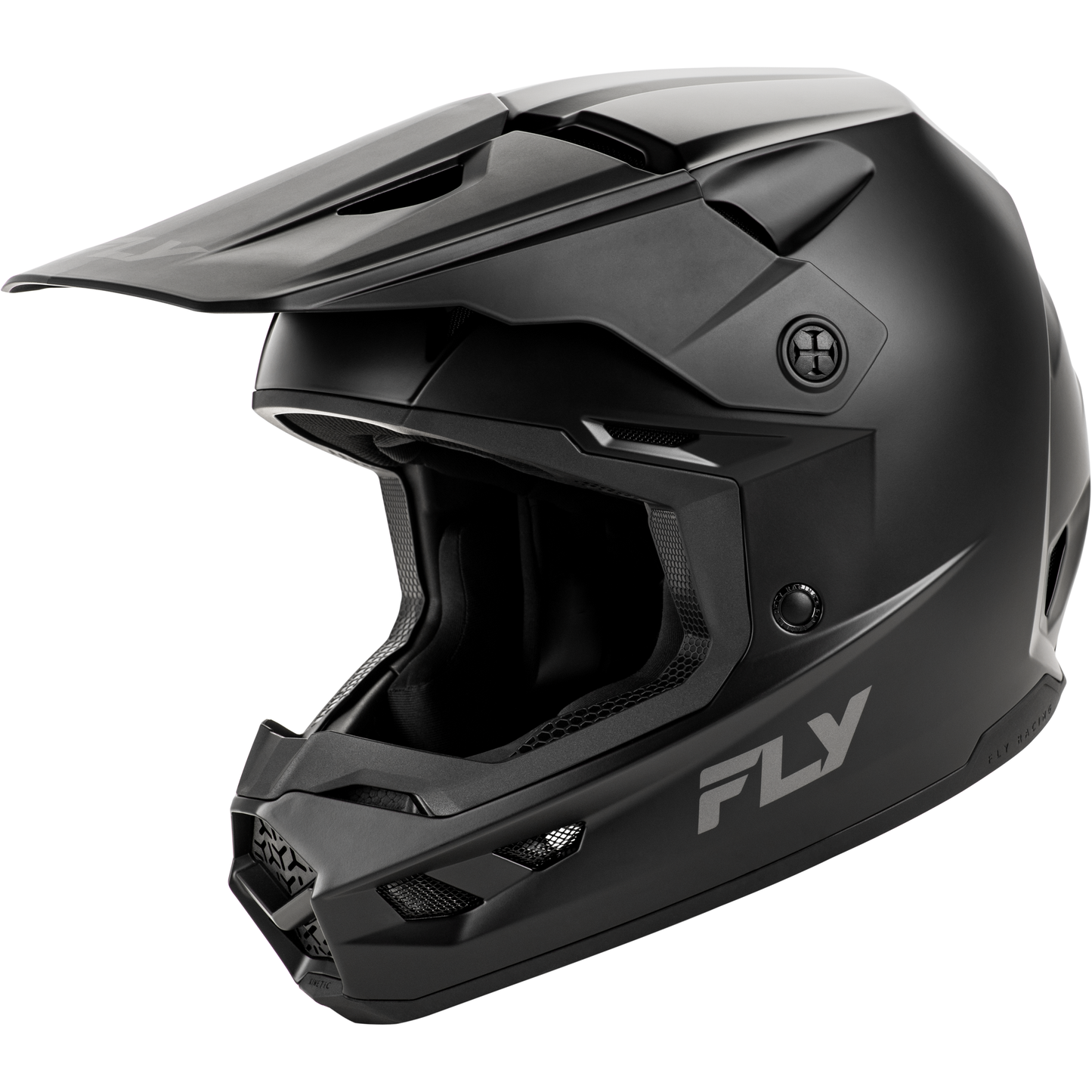 Youth Kinetic Solid Helmet Matte Black Yl