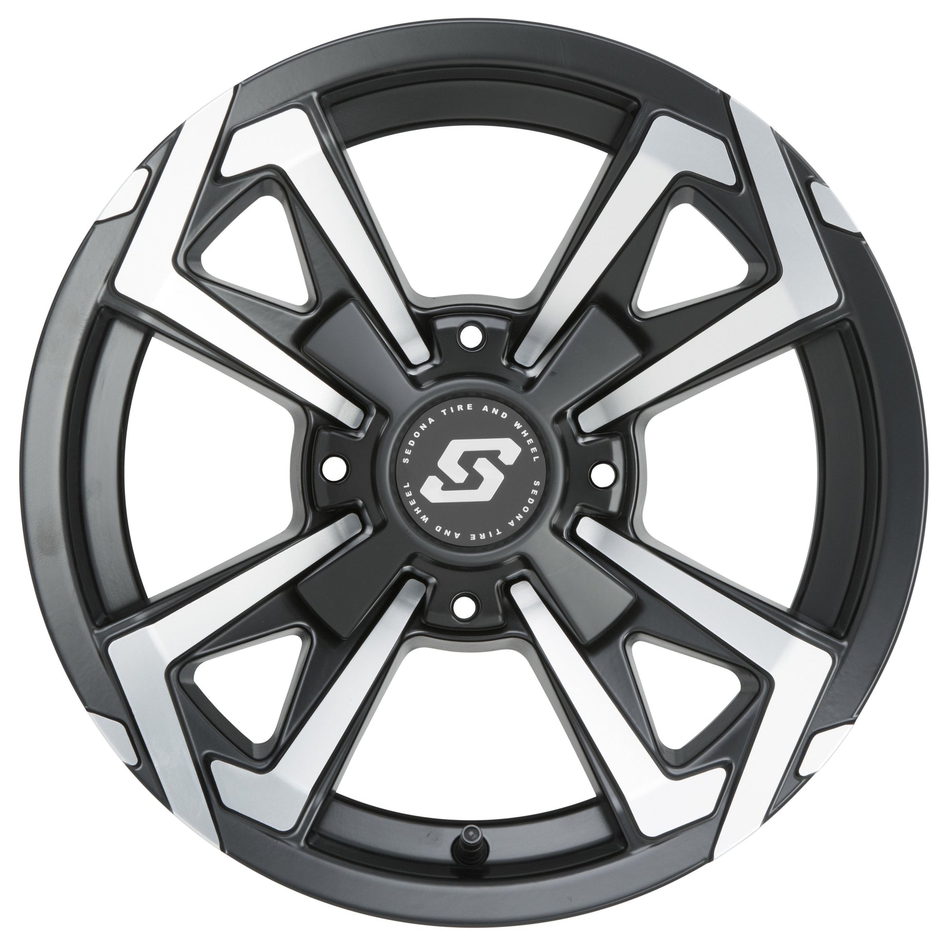 Riot Wheel 14x7 4/156 4+3 (+5mm) Blk/Machined