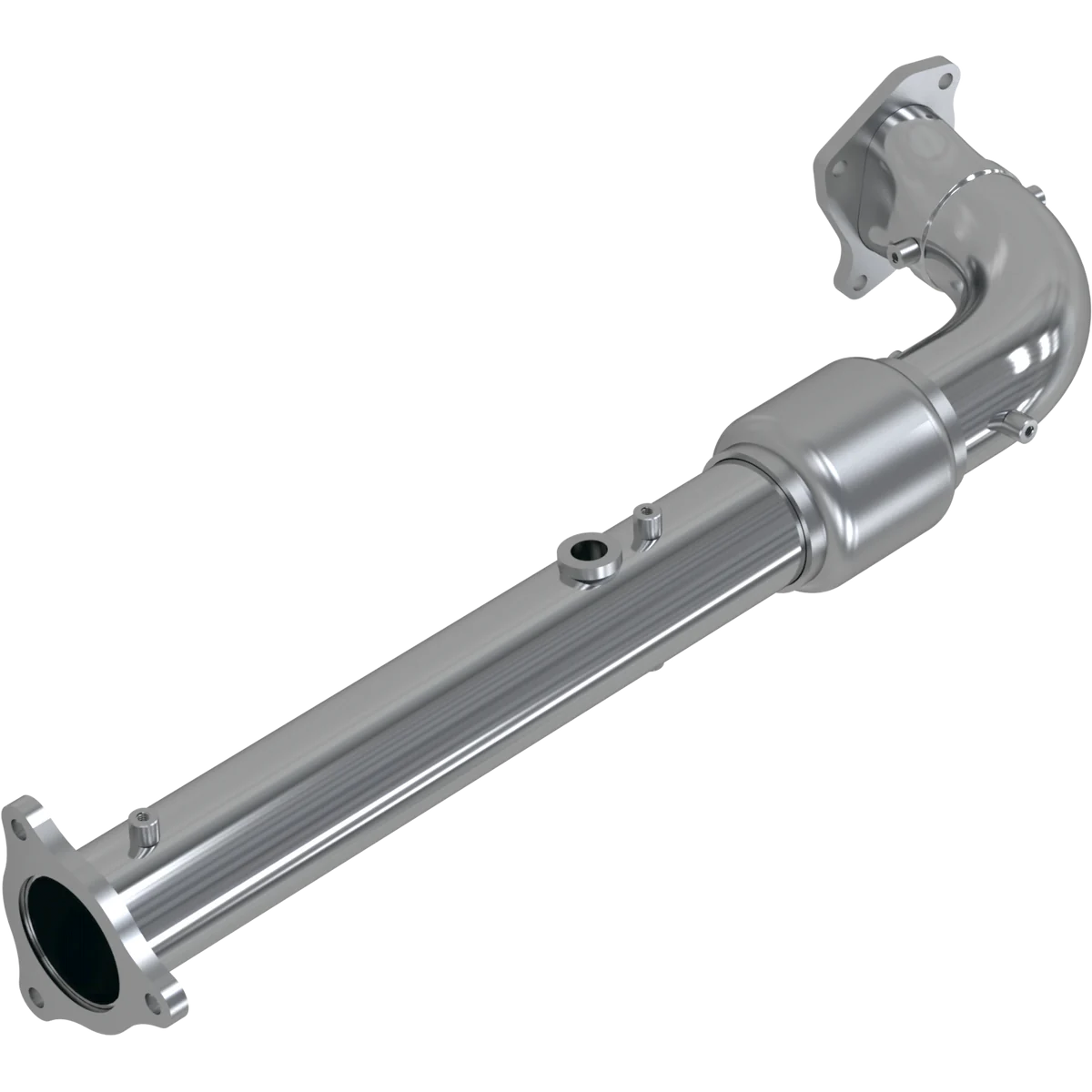 Single Slip On 2.5" Race Pipe Chrome
