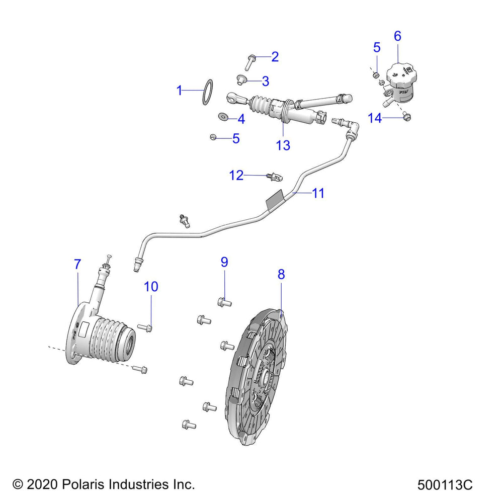 
                      
                        Polaris Slingshot ASM., MASTER CYLINDER,CLUTCH, Genuine OEM Part 1323438, Qty 1
                      
                    