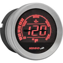 Hd 02t 2'' Oil Temp Gauge Silver Bezel