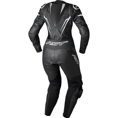Womens Tractech Evo D3o Suit Black/White Leather Lg