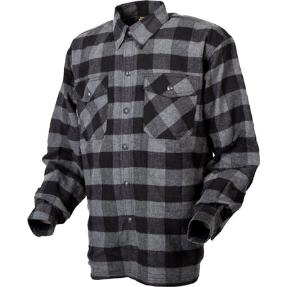 Covert Moto Flannel Black/Grey Lg