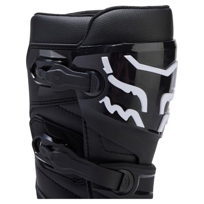 FOX RACING YOUTH COMP MOTOCROSS BOOTS, BLACK, 2