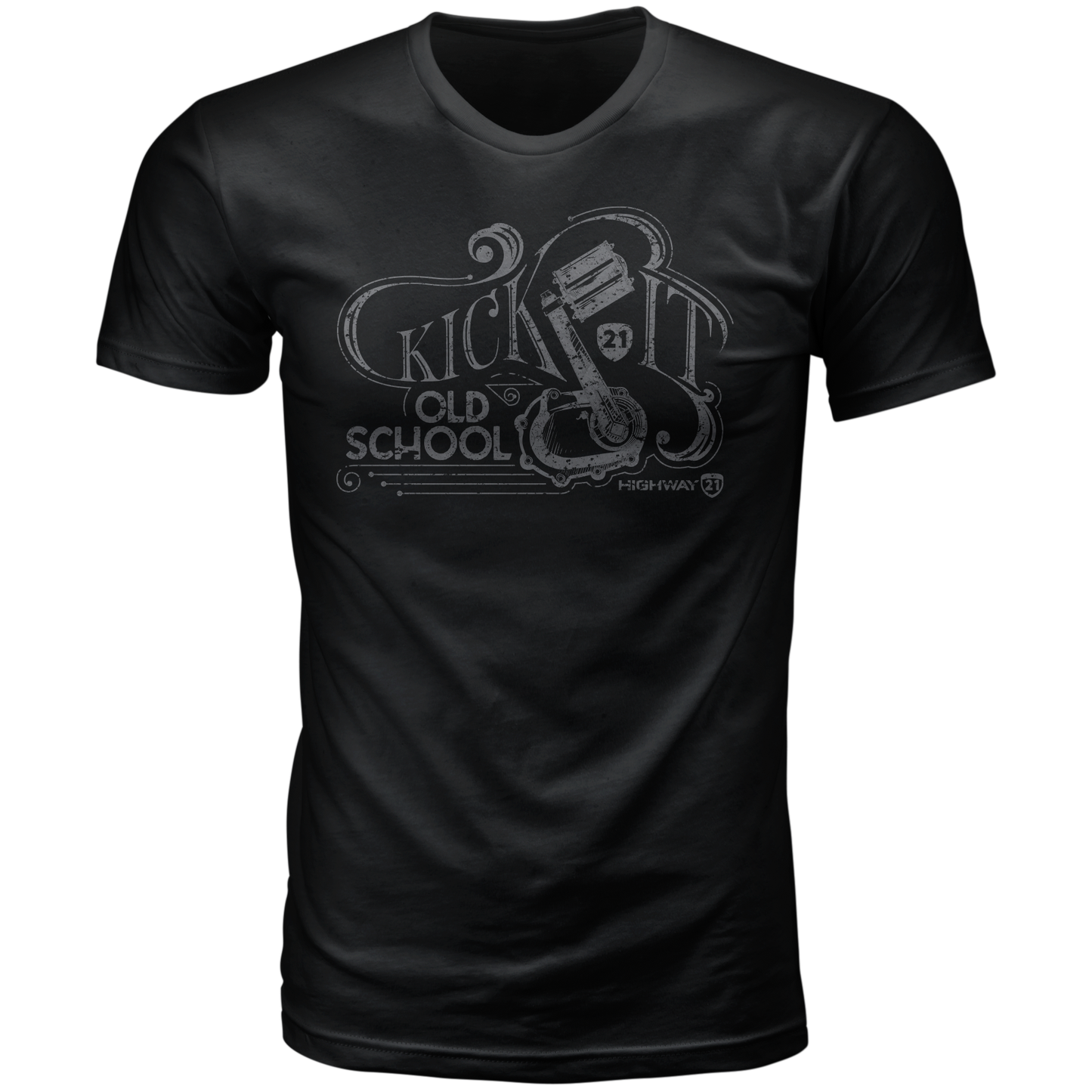 Old School Tee Black 2x