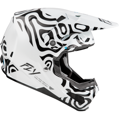Formula S Carbon Abyss Helmet White/Black Lg