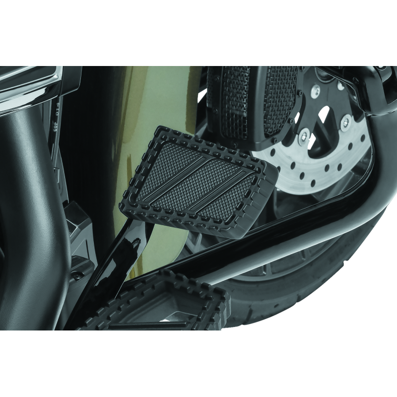 Kuryakyn Riot Brake Pedal Pad FL Models Satin Black
