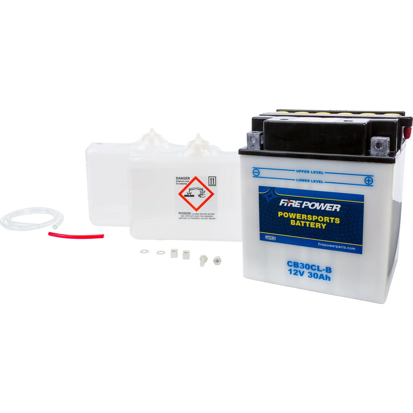 Battery W/Acid Cb30cl B 12v Heavy Duty