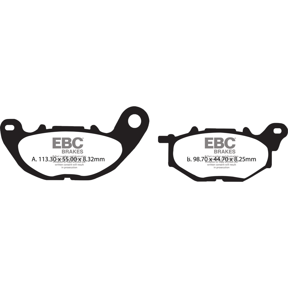 Brake Pads Sfa705hh Double H Sintered