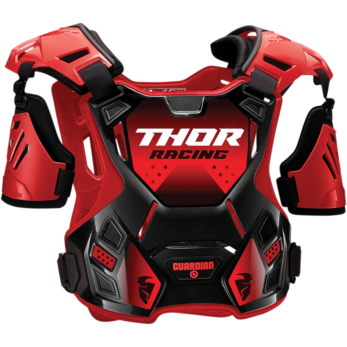 THOR Youth Guardian Roost Deflector - Red/Black - 2XS/XS 2701-0968