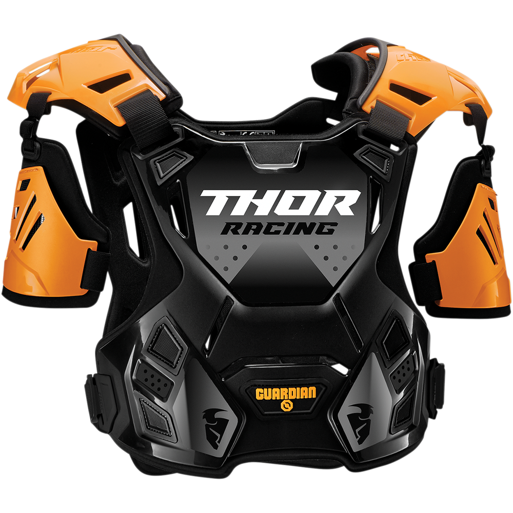 THOR Youth Guardian Roost Deflector - Orange/Black - S/M 2701-0971