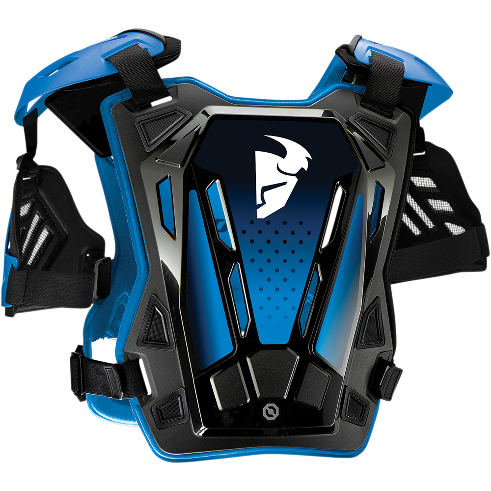 THOR Youth Guardian Roost Deflector - Blue/Black - S/M 2701-0973