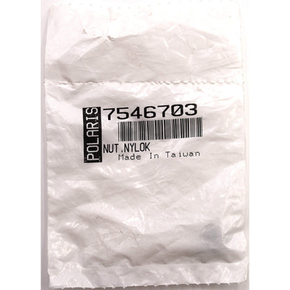 Polaris GEM Nylok Nut, Genuine OEM Part 7546703, Qty 1