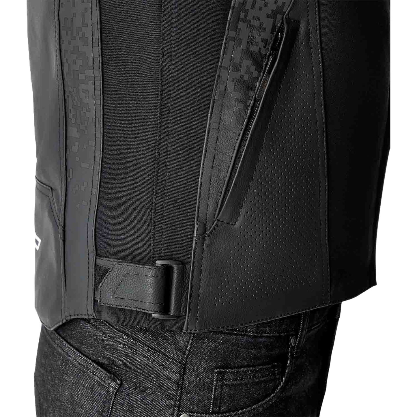 Ps Supersport K D3o Jacket Black Leather Md