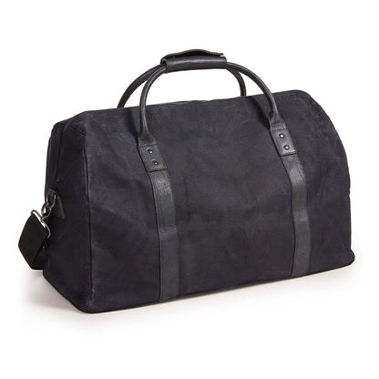 Indian Motorcycle Waxed Canvas Duffle Bag, Black - 2861697