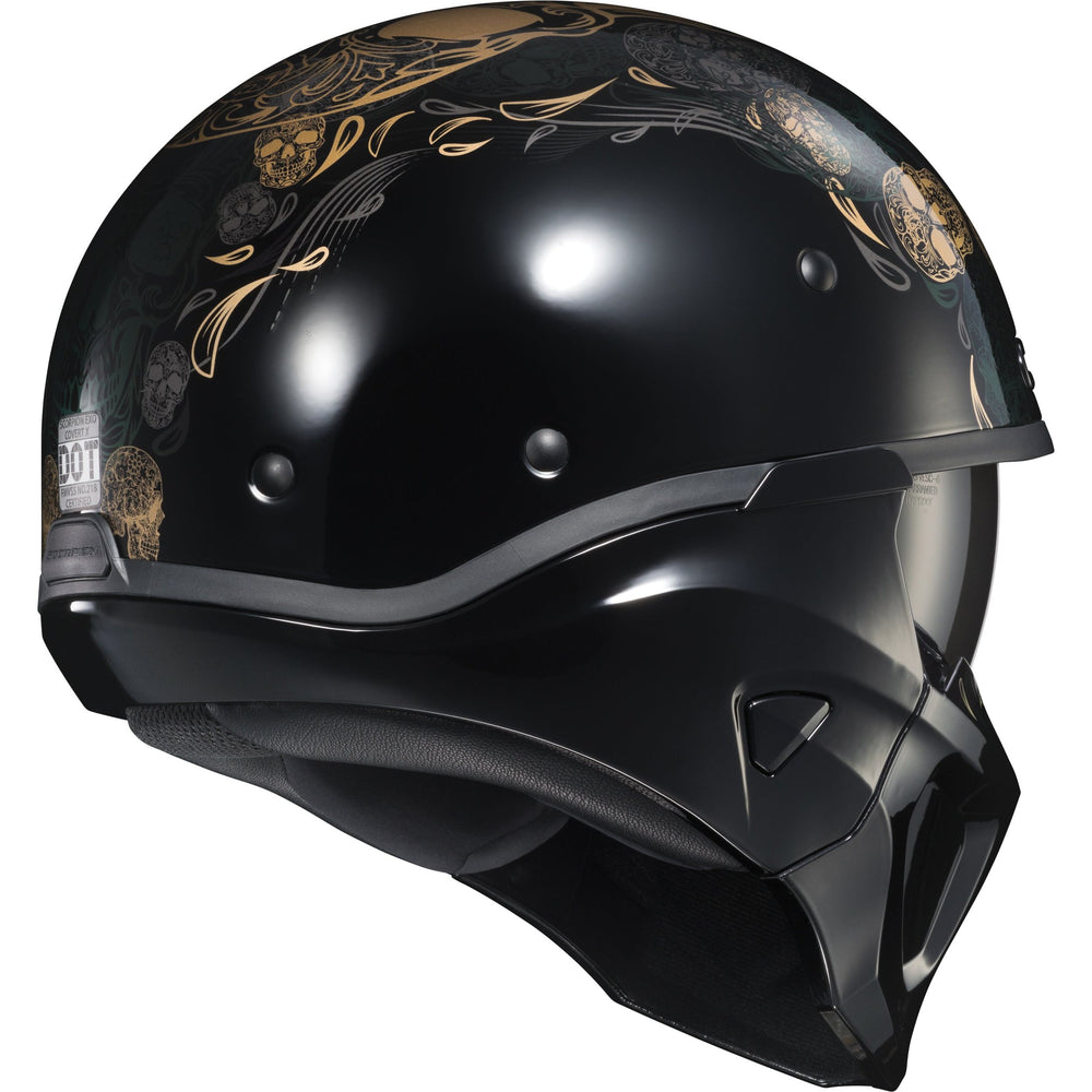 Covert X Open Face Helmet Kalavera Lg